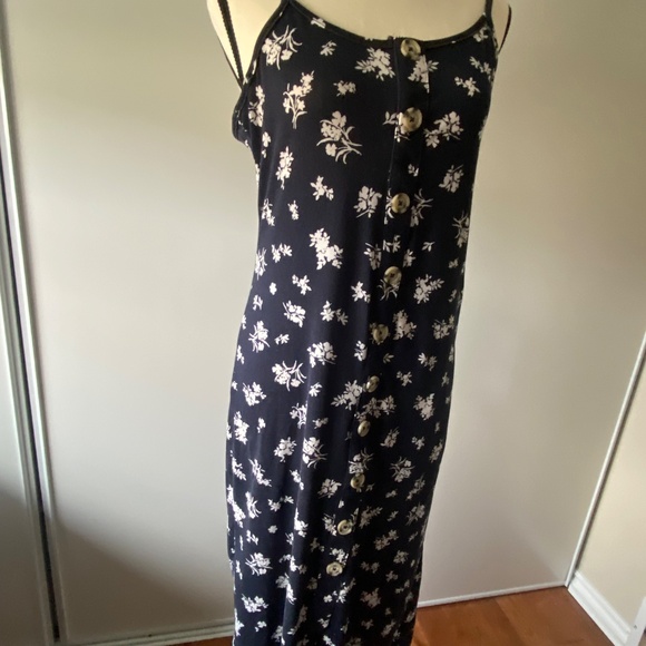 Navy and White summer dress - Picture 2 of 3